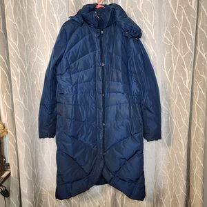 Land's End long hooded puffer coat